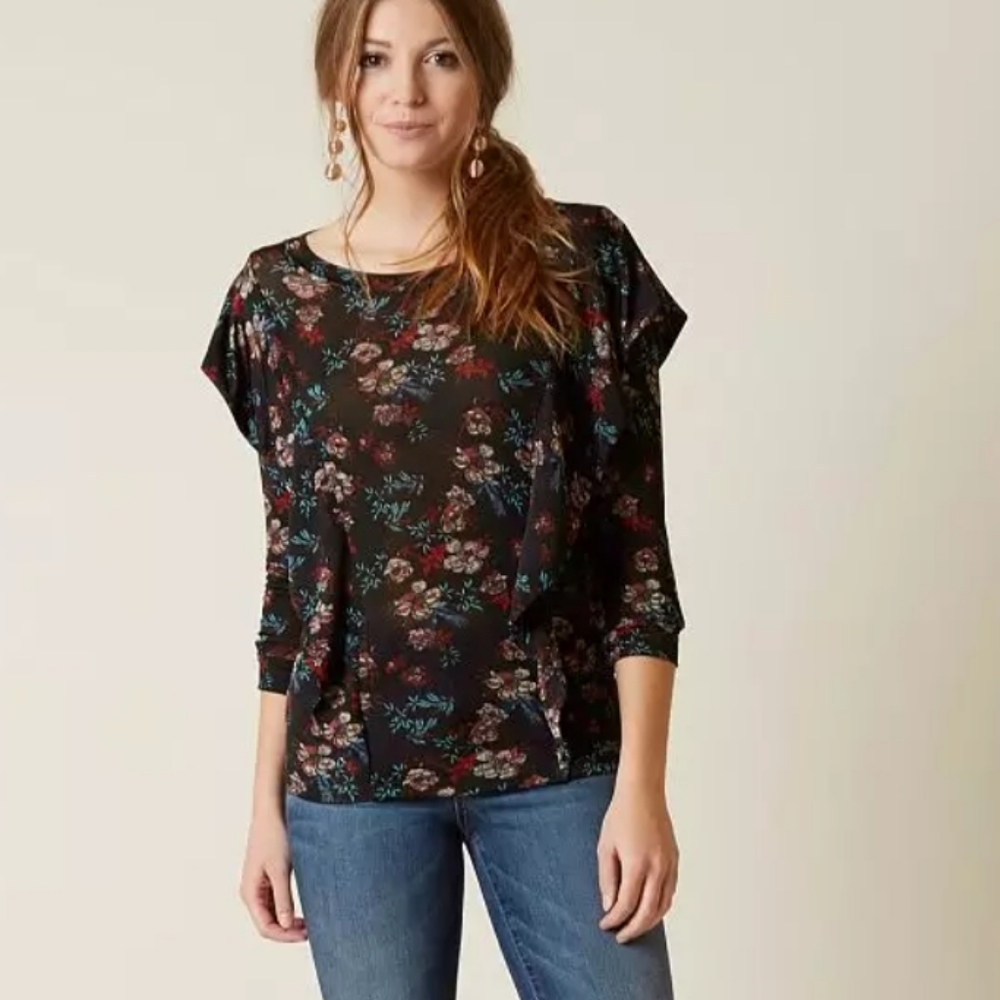 Free People Floral Top